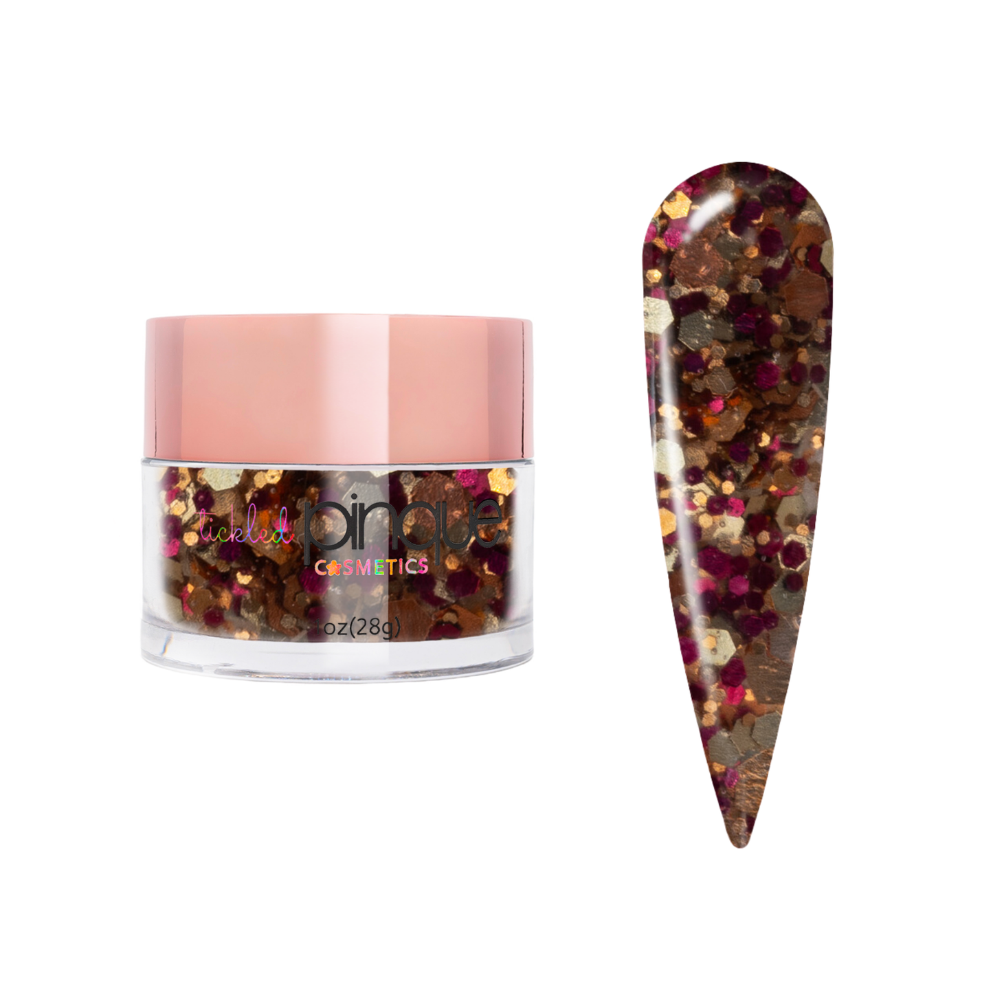 Glitter Acrylic Powder • 293 • Fallin' for You