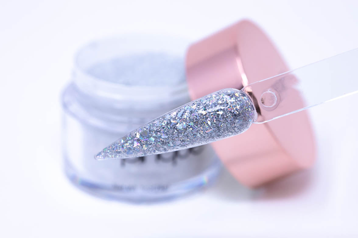 Glitter Acrylic Powder • 178 • Cracked CD Tickled Pinque Cosmetics