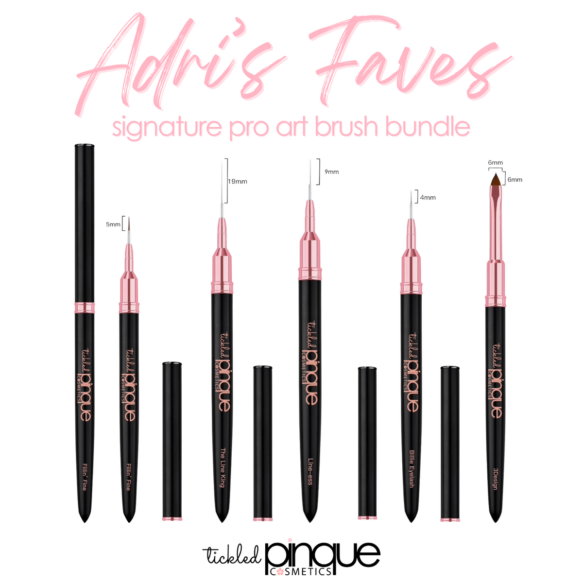 Adri's Faves | Signature Pro Art Brush Bundle – Tickled Pinque