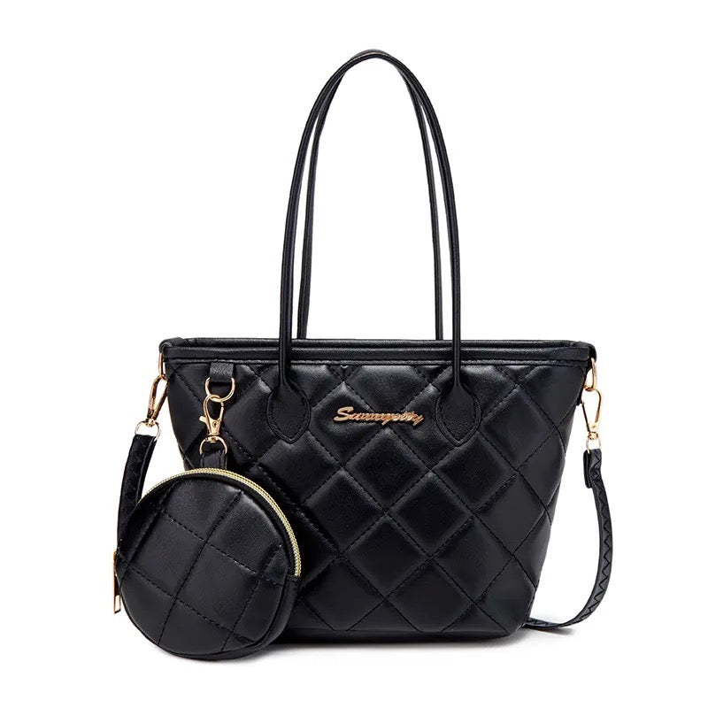 The Heiress Quilted Mini Tote