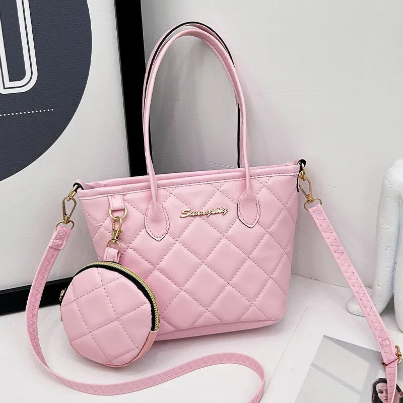 The Heiress Quilted Mini Tote