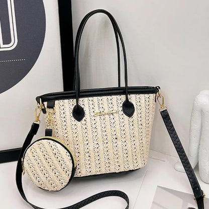 The Riviera Straw Mini Tote