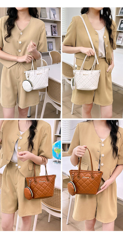 The Heiress Quilted Mini Tote