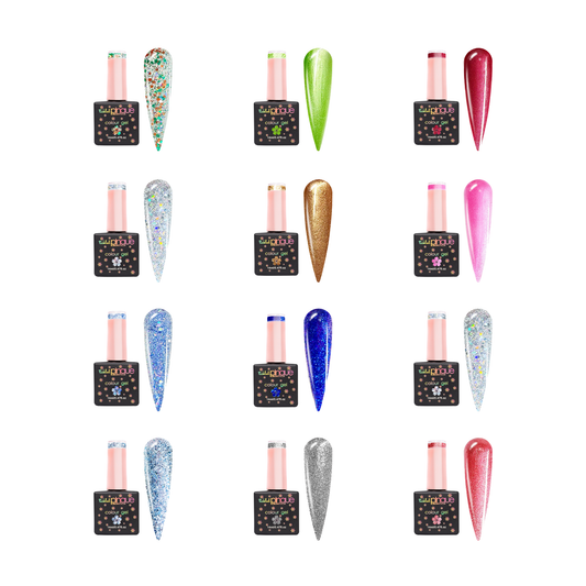 Whimsical Wonderland • Set of 12 Holiday Colour Gels