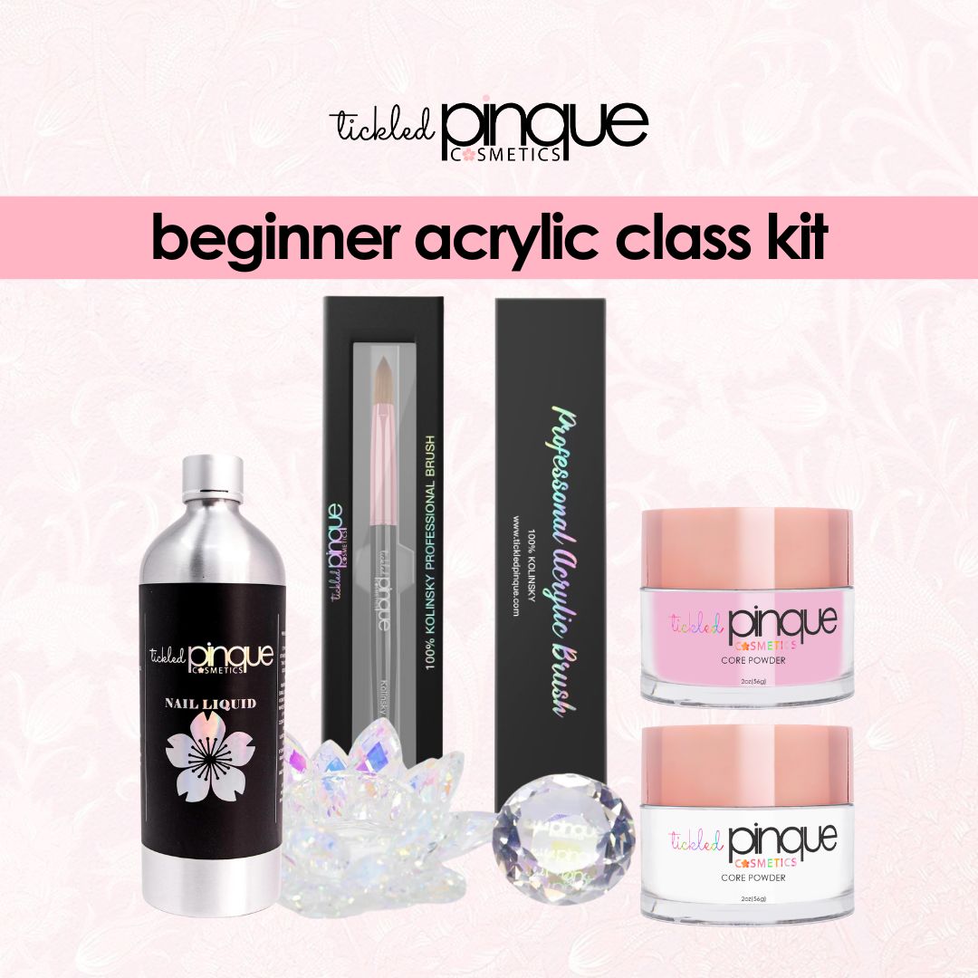 Beginner Acrylic Class Kit – Tickled Pinque Cosmetics