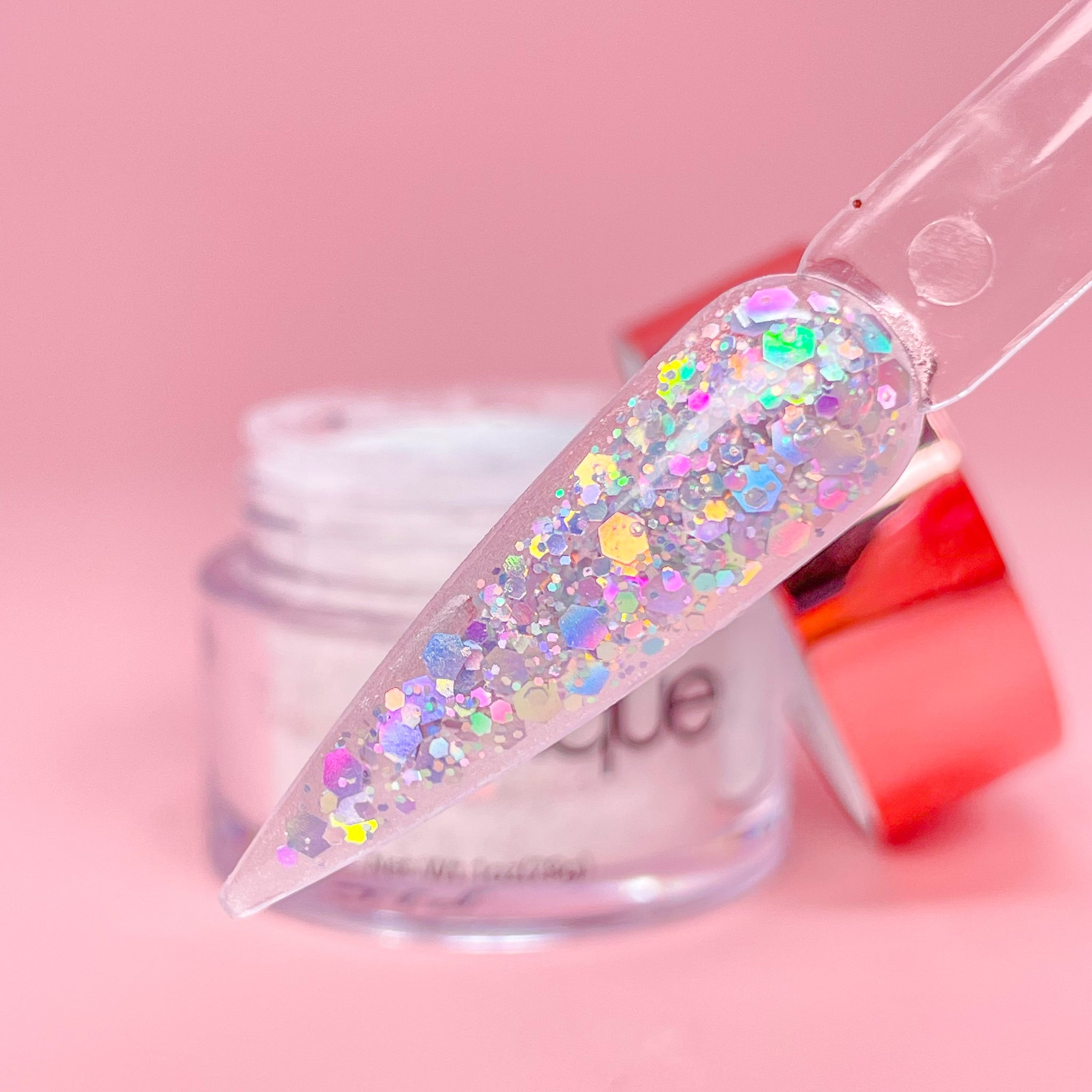 Glitter Acrylic Powder • 201 • Moon Prism Power – Tickled Pinque